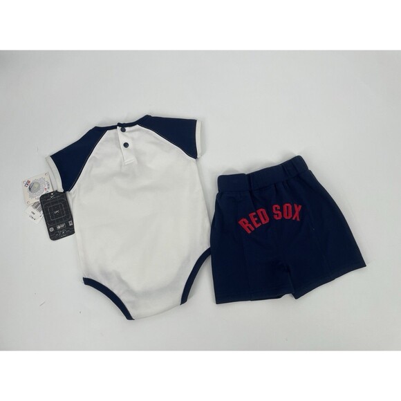 VTG Nike Boston Red Sox 2 Piece Shorts Outfit Y2K Embroidered NWT MLB Deadstock - Picture 10 of 12